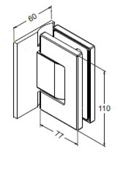 HHC 100-T.BL schwarz matt